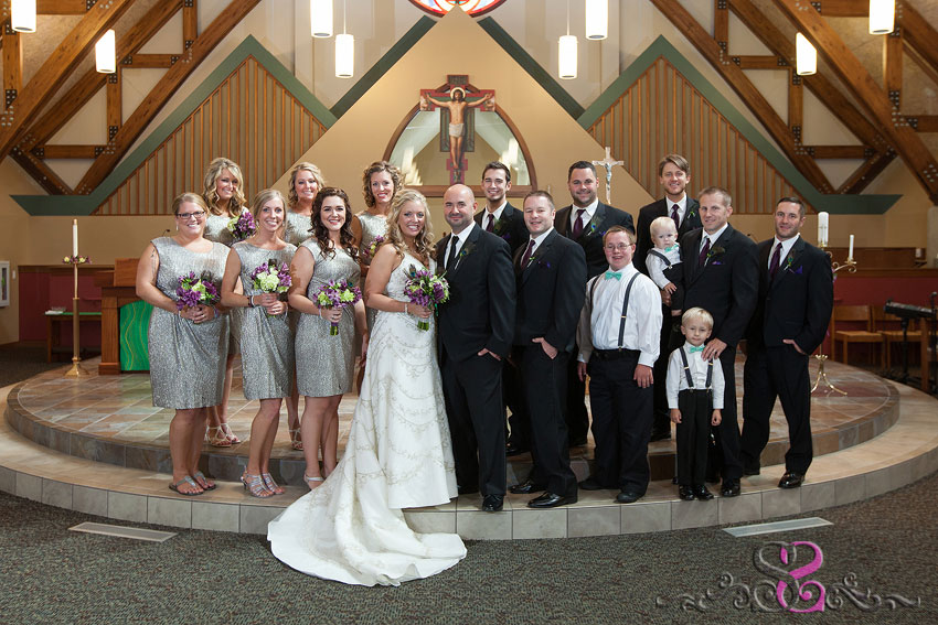 25-bridal-party-at-altar-michigan-photographer