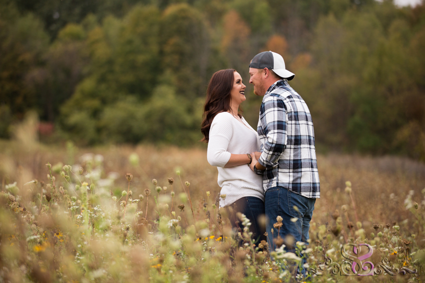 moody fall engagement at prairie wolf park