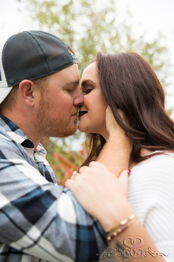 moody fall engagement at prairie wolf park