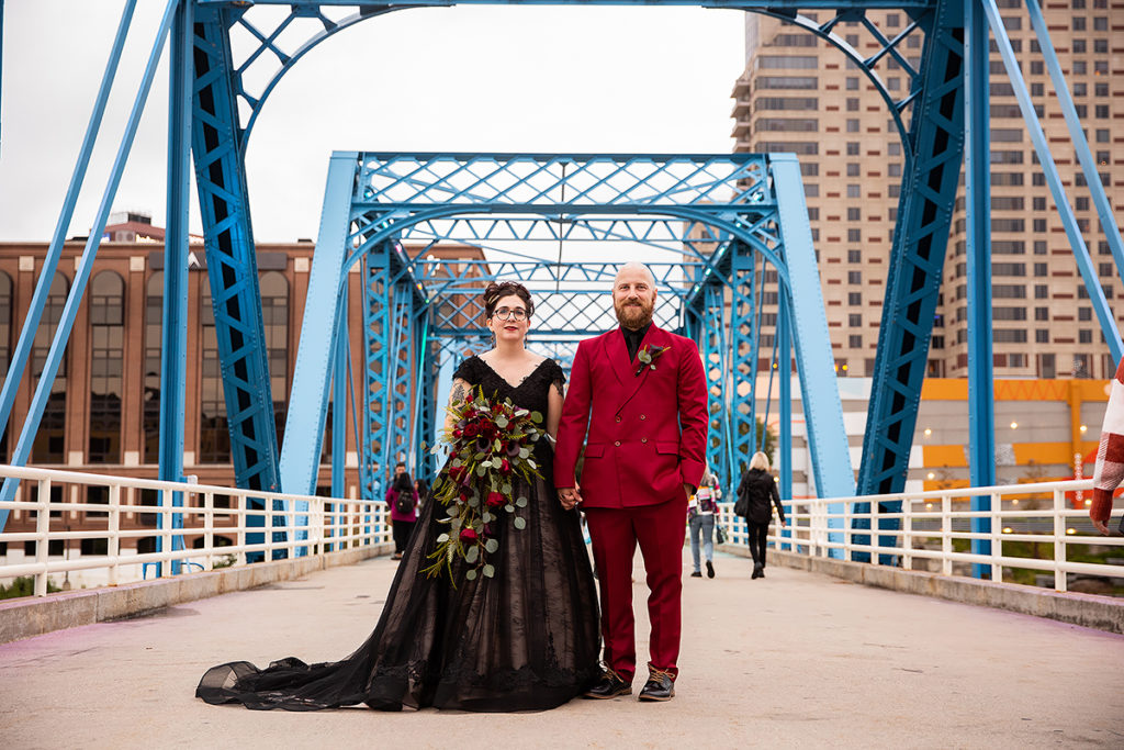 intimate gothic Grand Rapids wedding