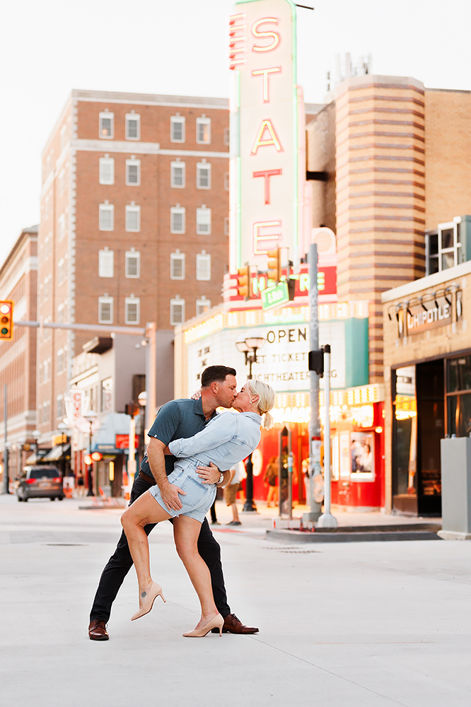 classy Ann Arbor engagement