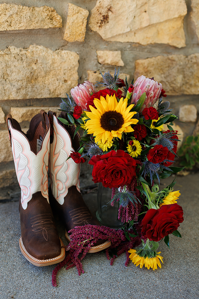 bright fall wedding at the zoo