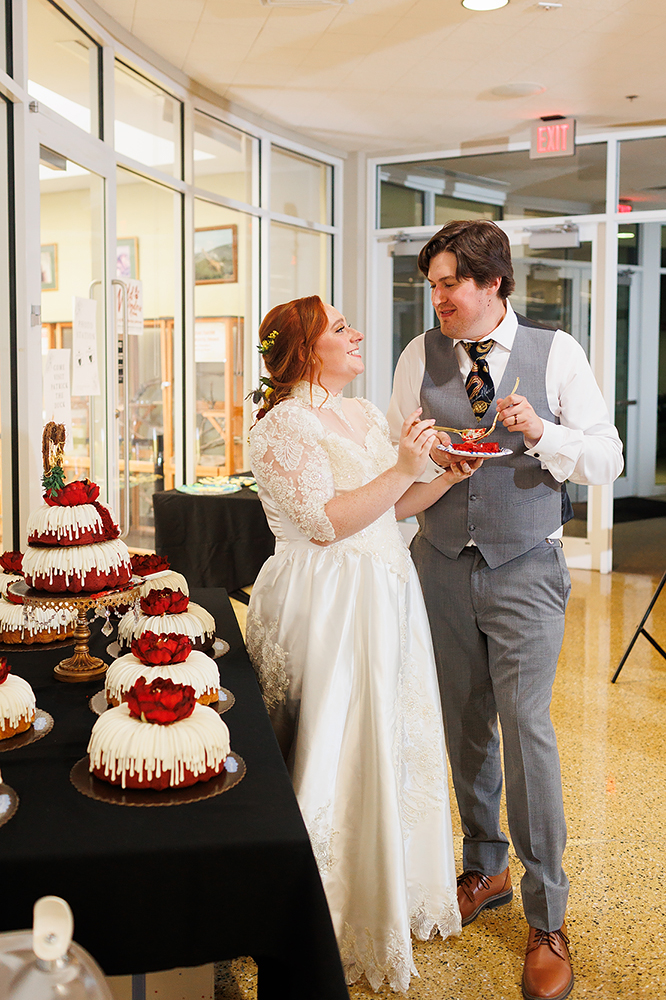 bright fall wedding at the zoo