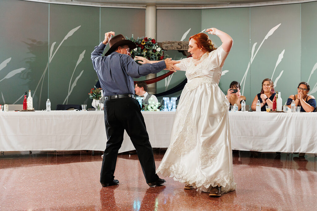 bright fall wedding at the zoo