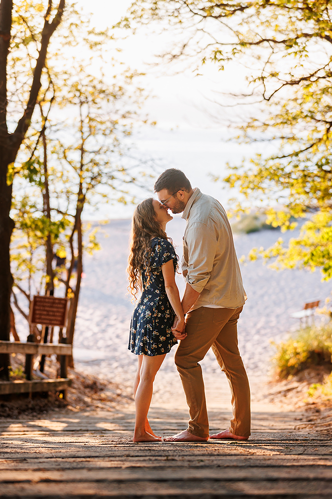 Hoffmaster State Park summer engagement