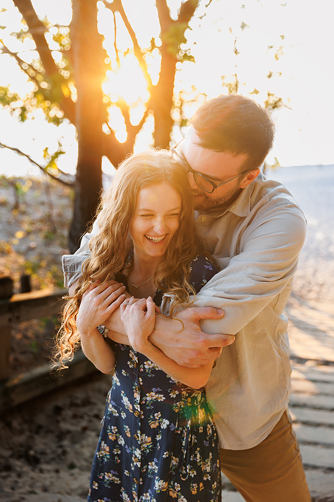 Hoffmaster State Park summer engagement