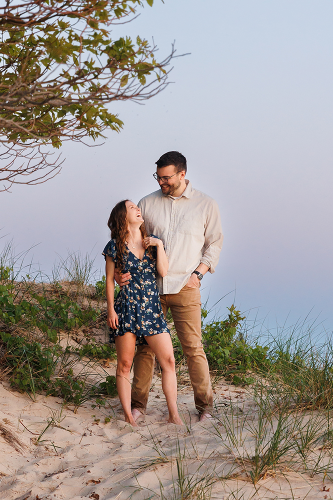 Hoffmaster State Park summer engagement