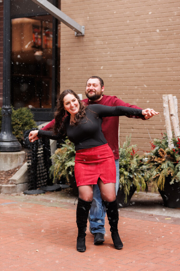 Downtown Grand Rapids Winter Engagement