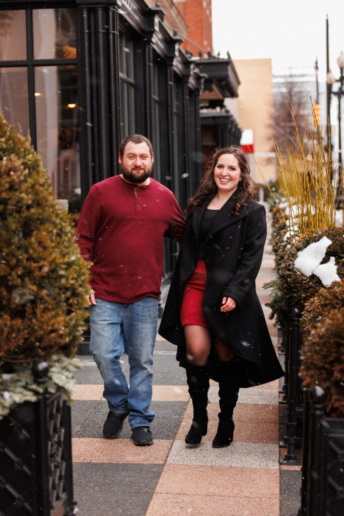 Downtown Grand Rapids Winter Engagement