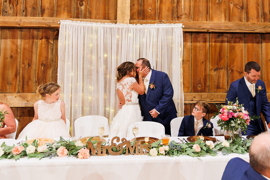 rainy country wedding