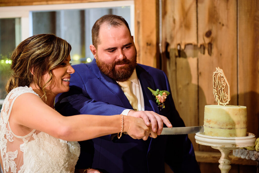 rainy country wedding