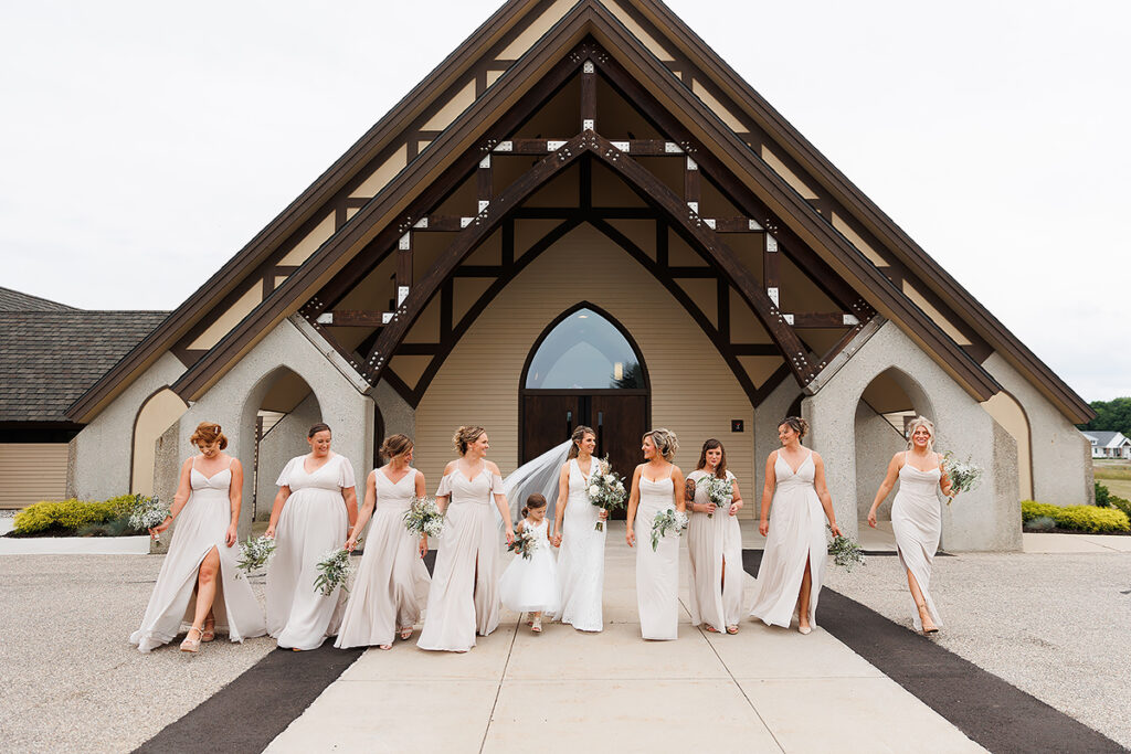 St. Sebastian Catholic Church and Red Shed wedding