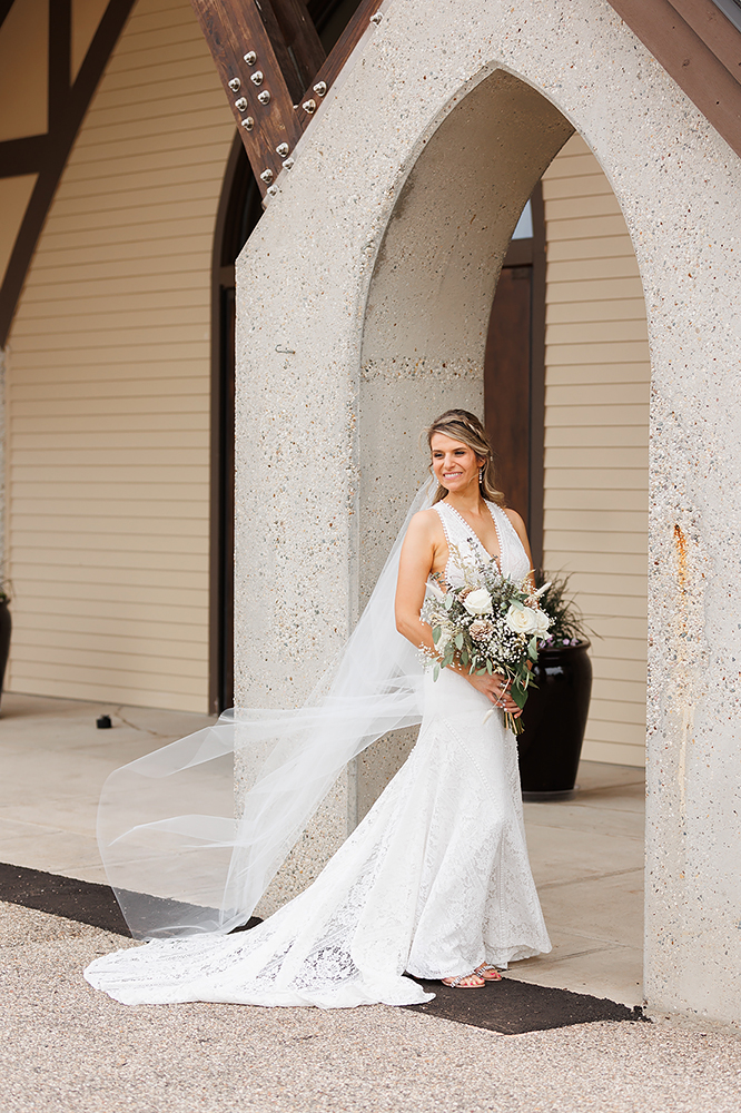 St. Sebastian Catholic Church and Red Shed wedding