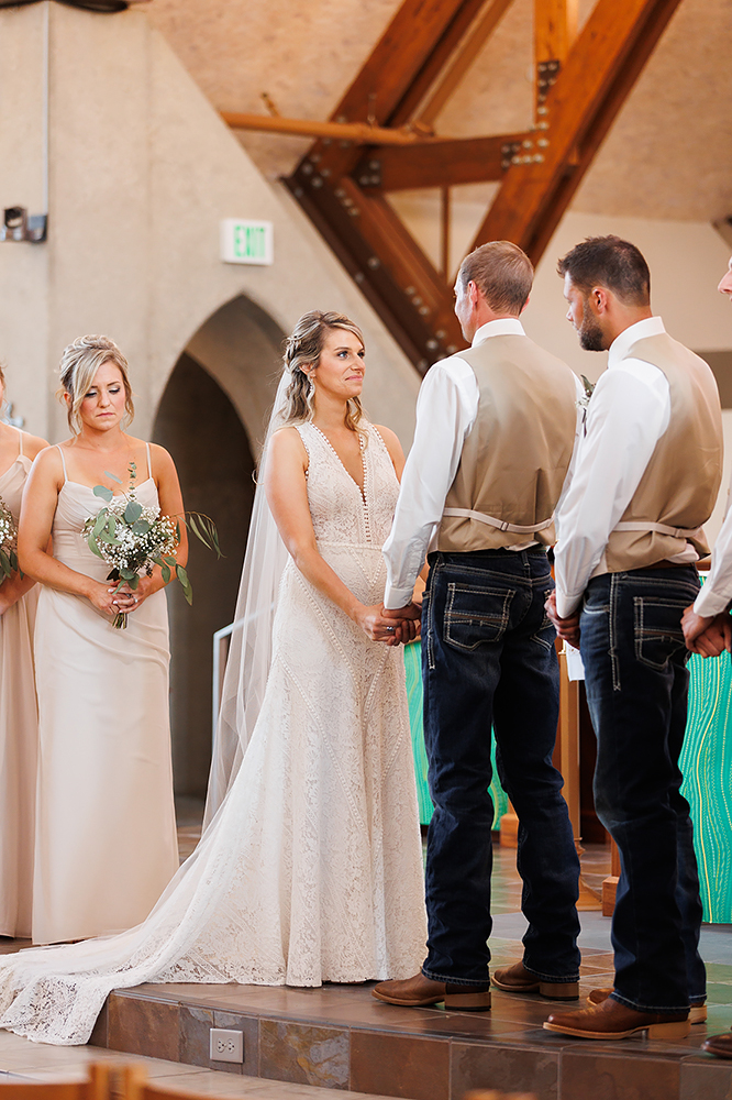 St. Sebastian Catholic Church and Red Shed wedding