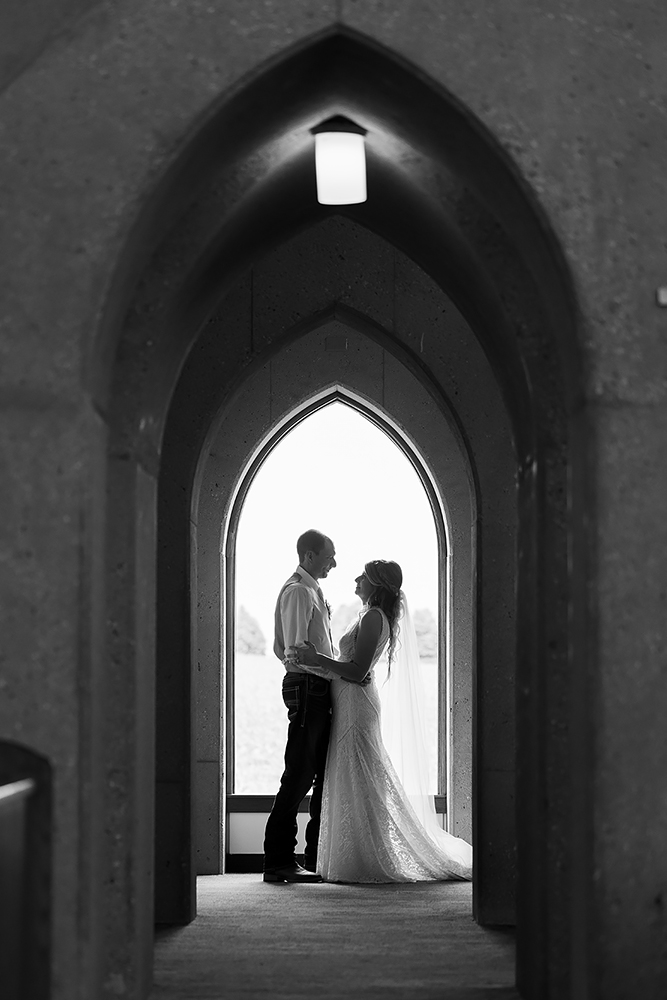 St. Sebastian Catholic Church and Red Shed wedding
