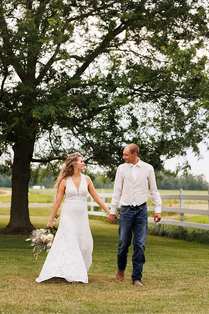 St. Sebastian Catholic Church and Red Shed wedding