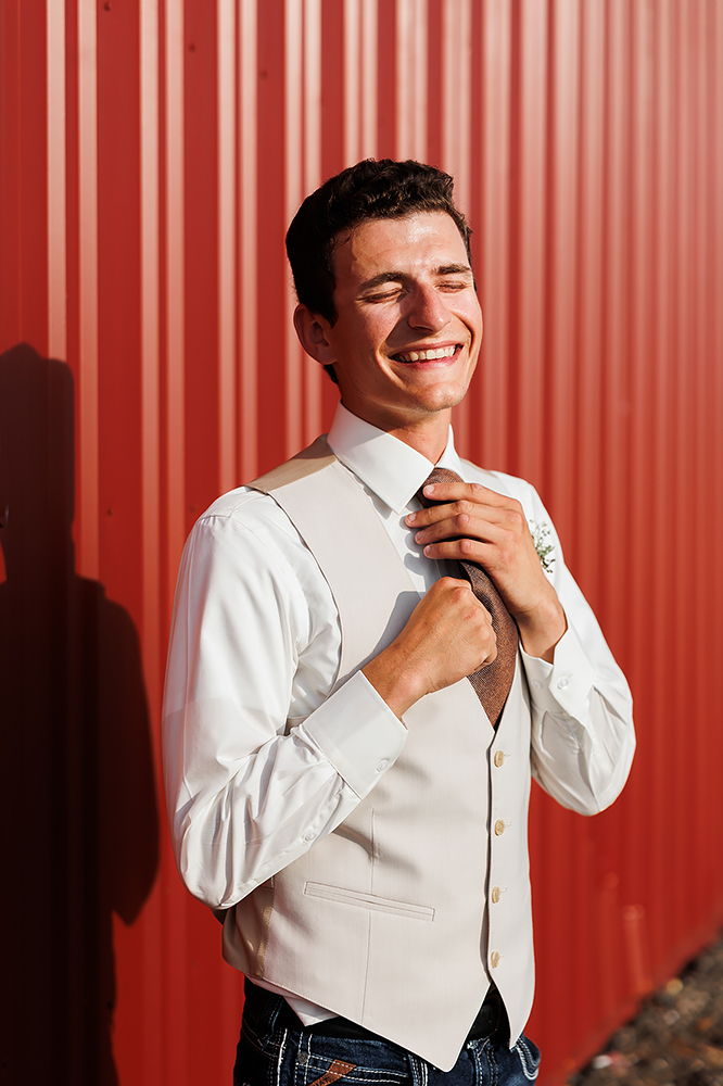 St. Sebastian Catholic Church and Red Shed wedding