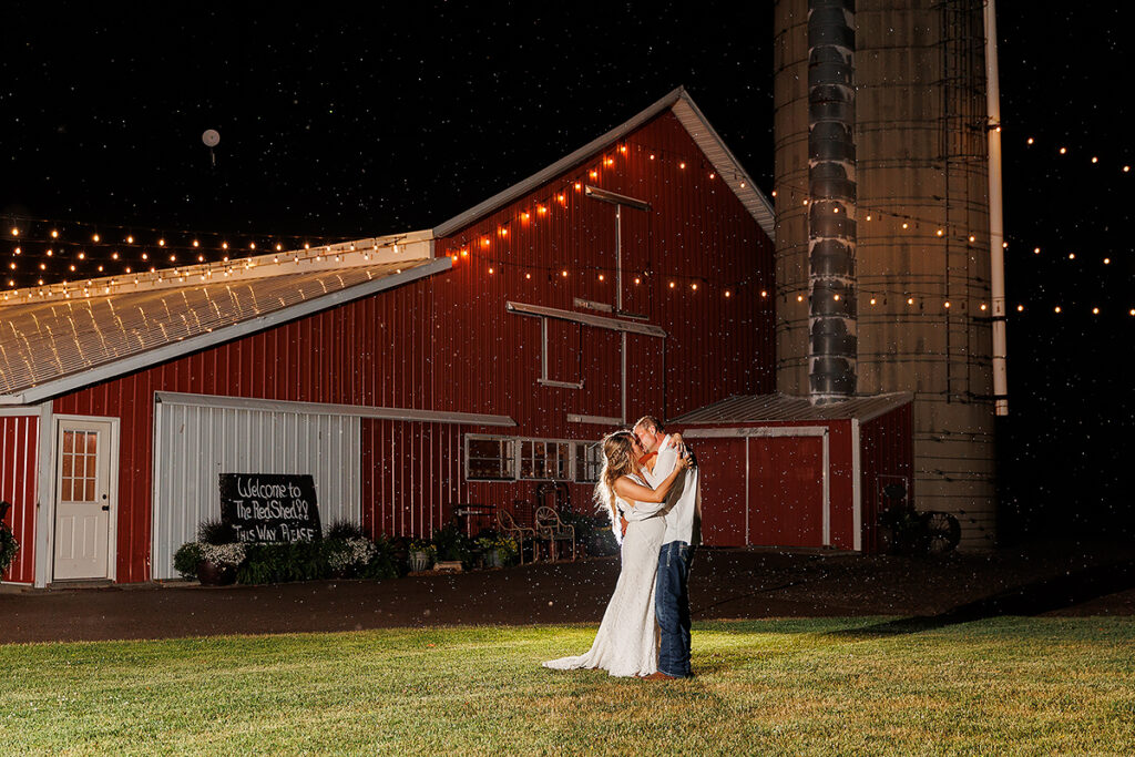St. Sebastian Catholic Church and Red Shed wedding
