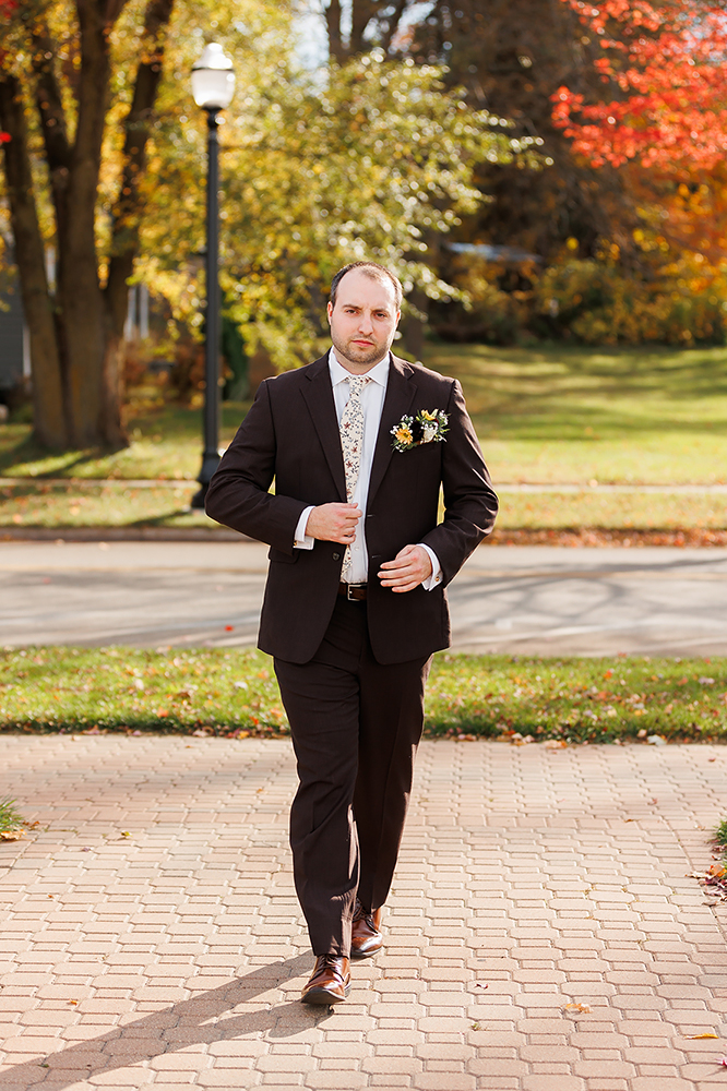 Holland Civic Center fall wedding