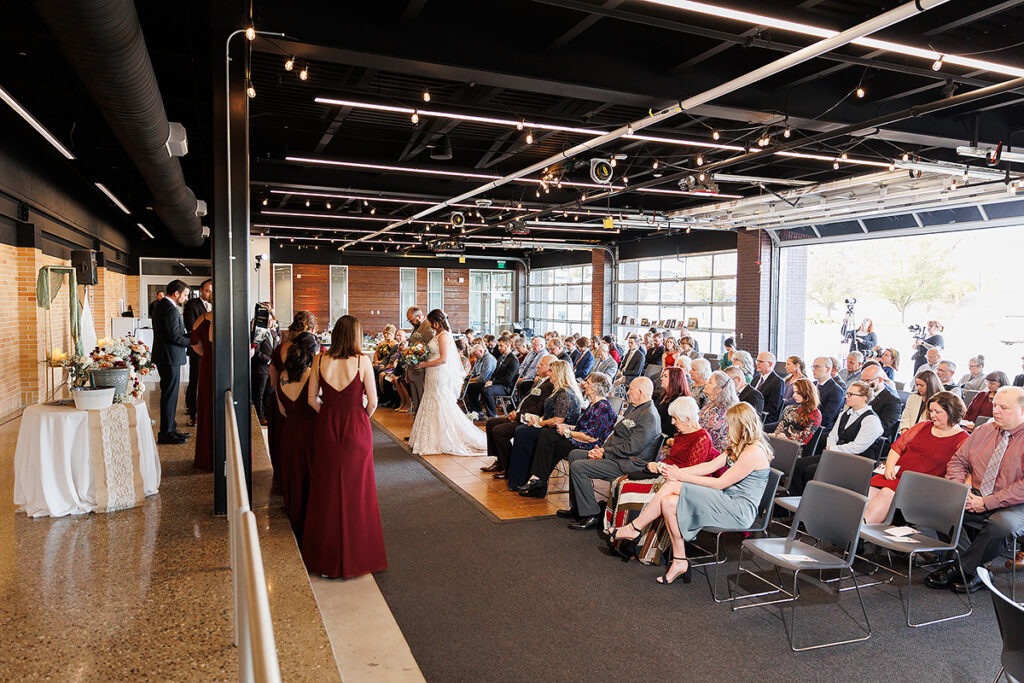 Holland Civic Center fall wedding