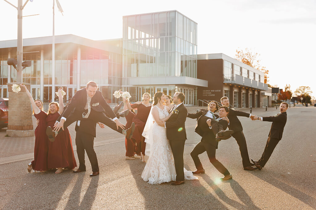 Holland Civic Center fall wedding