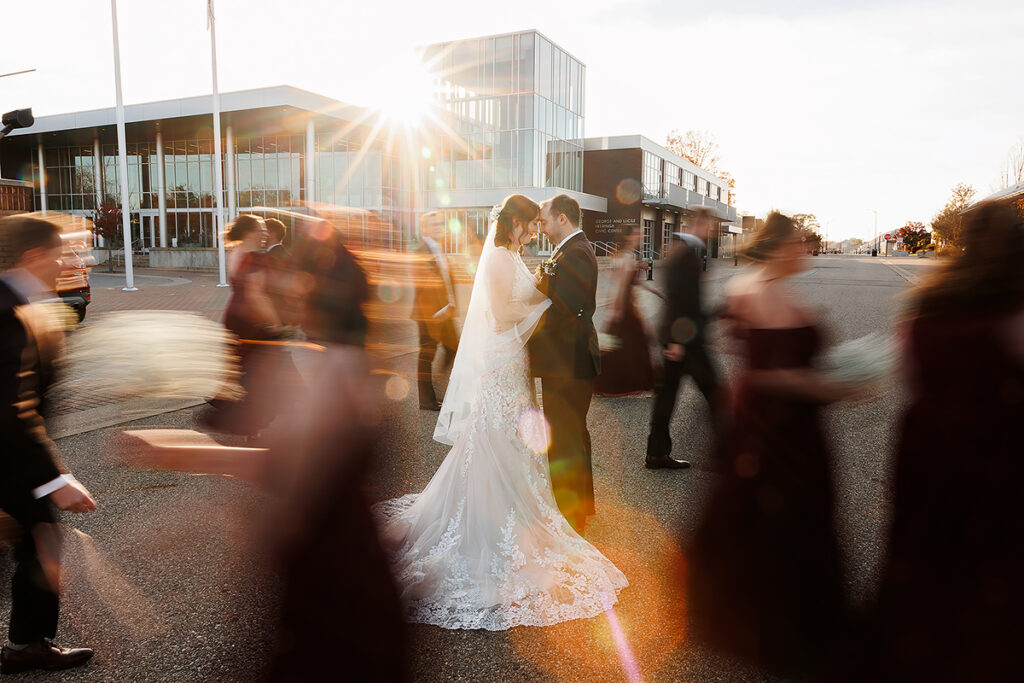 Holland Civic Center fall wedding