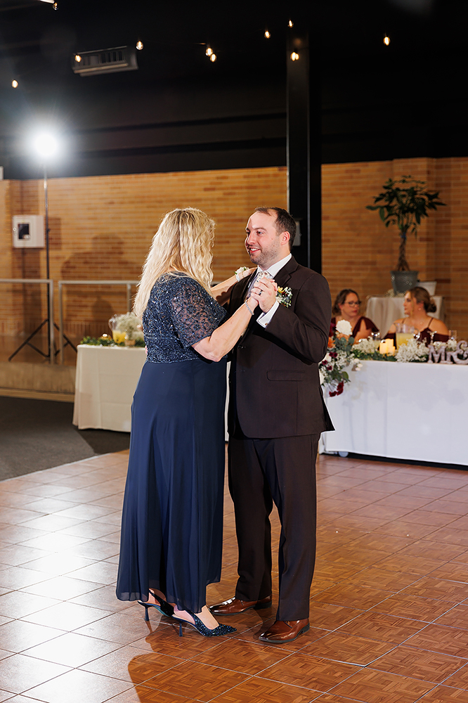 Holland Civic Center fall wedding