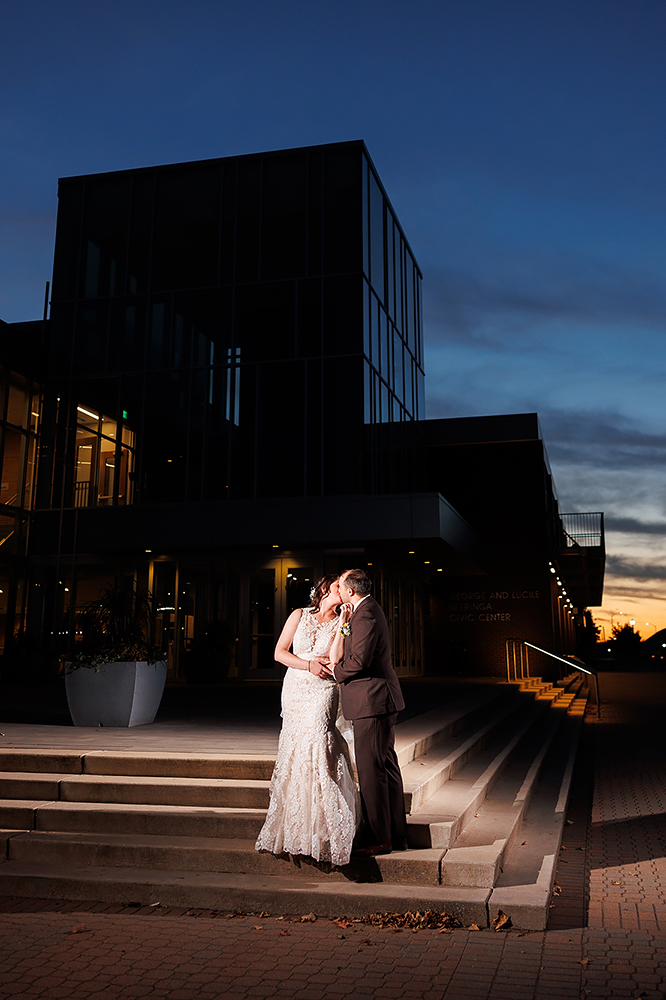 Holland Civic Center fall wedding