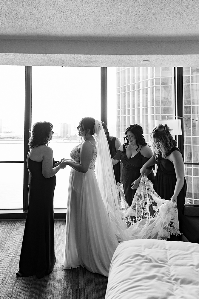 Waterview Loft Detroit Wedding